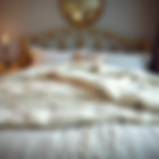 Luxurious and Cozy Sherpa Duvet Cover Luxurious Sherpa duvet cover in a cozy bedroom setting