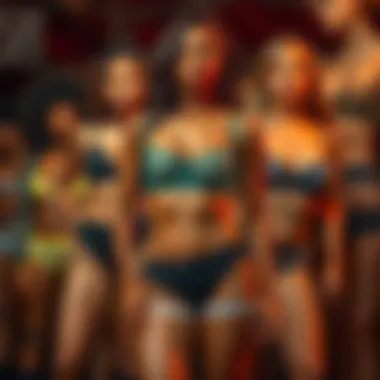 Inclusive Underwear Designs A diverse lineup of models showcasing inclusive underwear designs