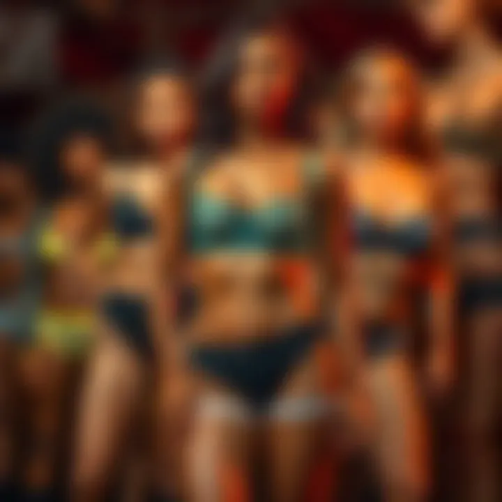 Inclusive Underwear Designs A diverse lineup of models showcasing inclusive underwear designs