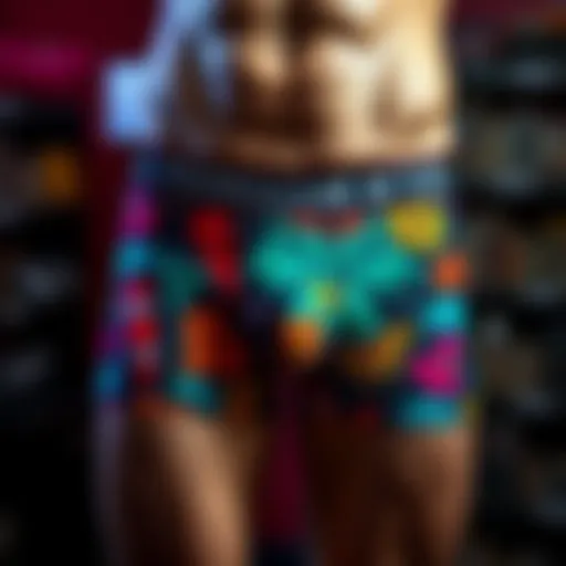 Vibrant Graphic Designs on Boxers Colorful graphic designs on boxers