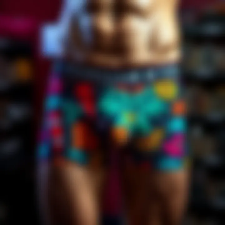 Vibrant Graphic Designs on Boxers Colorful graphic designs on boxers