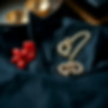 Stylish Accessories Wrapped in Black Chic fashion accessories wrapped in black tissue paper creating a stunning visual impact for an upscale collection.