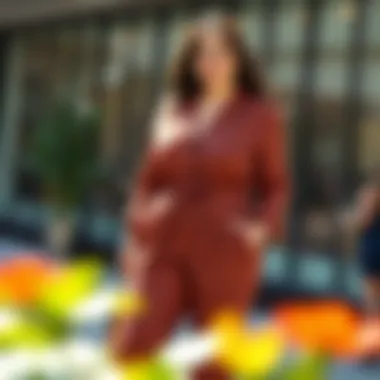 Chic Office Style with Plus Size Jumpsuit Chic plus size work jumpsuit styled for the office