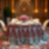 Elevating Elegance: A Luxurious Table Setting Elegant table setting with a fancy disposable tablecloth