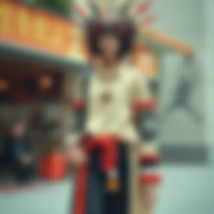 Modern Totemic Fashion Modern fashion ensemble inspired by totemic design