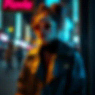 Influencer in Uptempo Style Fashion influencer showcasing uptempo style on social media