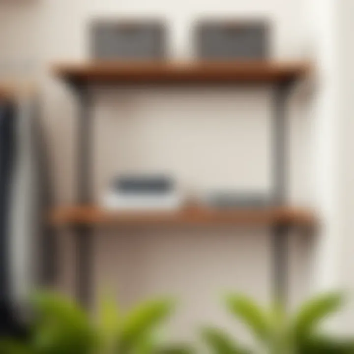 Materials for Closet Tension Shelves Elegant materials used in closet tension shelf construction