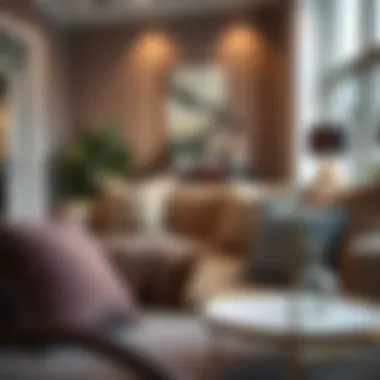 Stylish Living Room Designs Stylish living room featuring various design trends in throw pillows