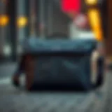 A sleek waterproof messenger bag showcasing modern design