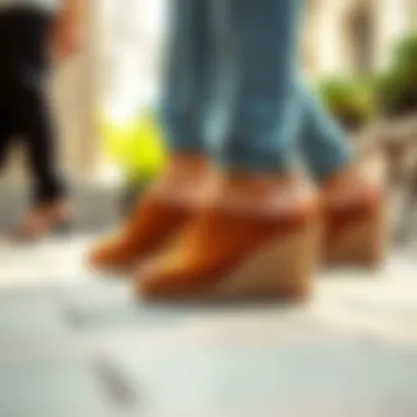 Seasonal Trends in Wedge Mule Styles Seasonal trends illustrated through various styles of wedge mules