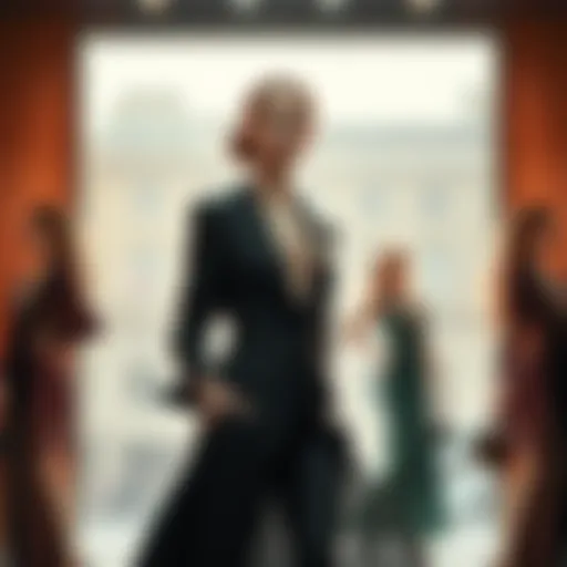 Sophisticated Silhouettes in Contemporary Fashion Elegant contemporary attire showcasing sophisticated silhouettes