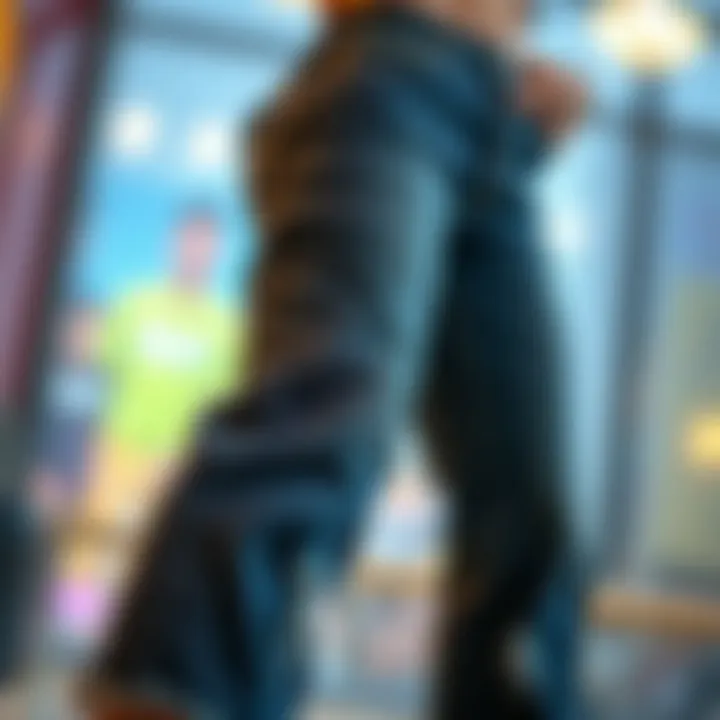 A sustainable brand logo representing eco-friendly frayed hem jeans options.