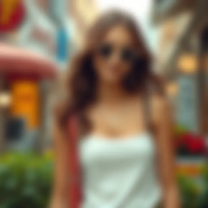 Styling ideas for different occasions featuring thin strap tank tops