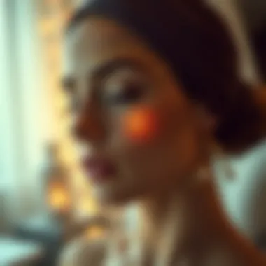 Physiological Benefits of Facial Massage Illustration depicting the physiological benefits of facial massage on skin elasticity