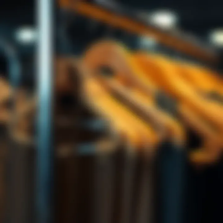 Preserving Garment Quality with Folding Hangers Folding hangers in use, preserving garment quality