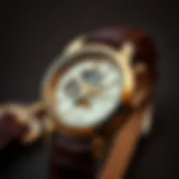 A close-up view of a Follie Follie watch showcasing intricate details.