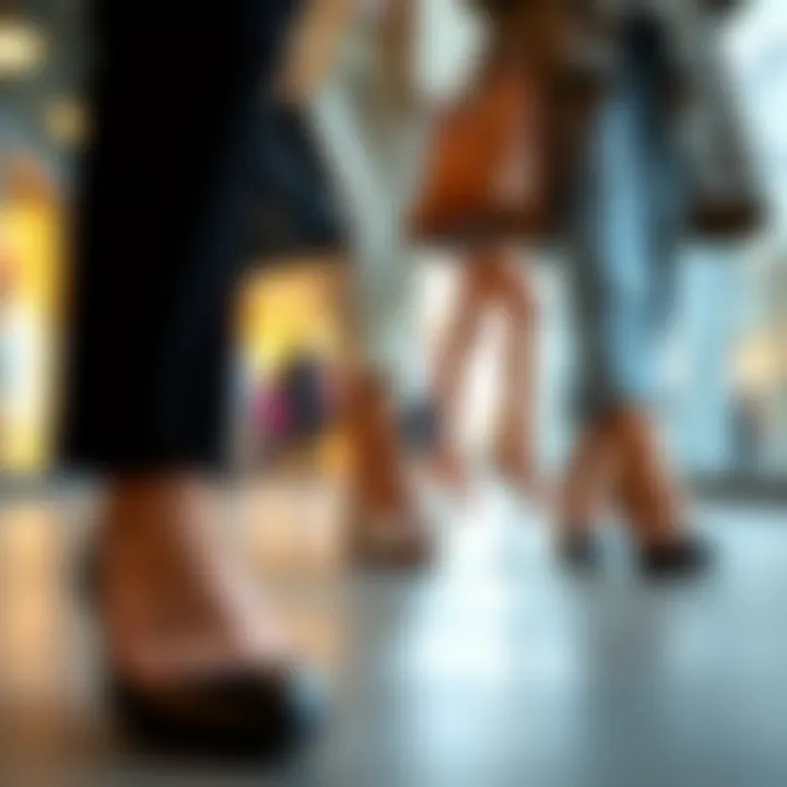 Versatility of High Heel Flats Fashionable outfits paired with high heel flats for various occasions