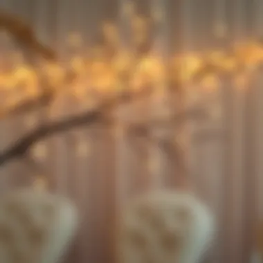 Elegant Branch Decoration for Festive Occasions Elegant branch decoration with lights for festive occasions