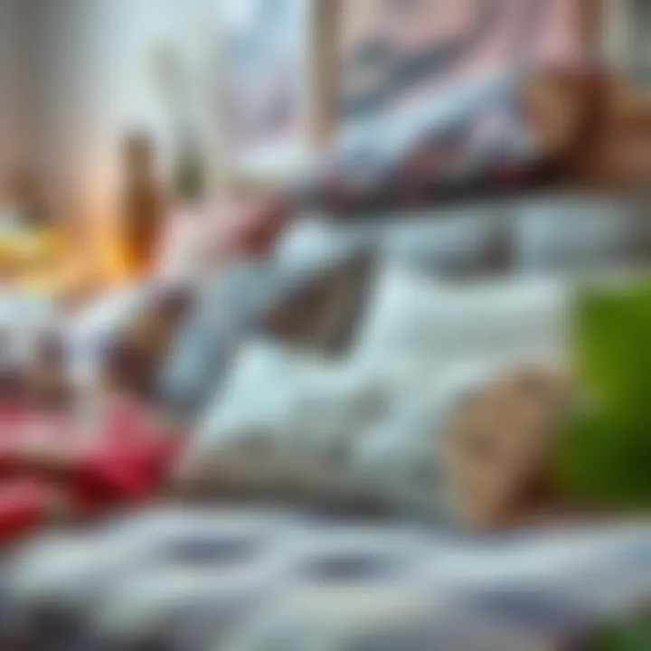 Design Inspirations for Customized Body Pillow Cases A mood board featuring various design options for custom body pillow cases.