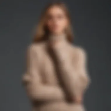 Elevated Style: Accessorizing the Oversized Turtleneck Sweater Dress A chic oversized turtleneck sweater dress paired with modern accessories