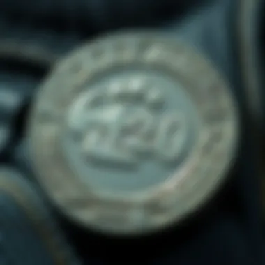 Close-Up of Emotional Resonance in Pocket Hug Coins Close-up of a pocket hug coin reflecting emotional support