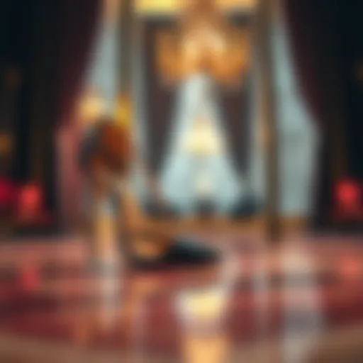 The Allure of Stiletto Heels Elegant stiletto heels in a luxurious setting