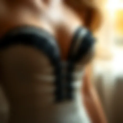 Stylish push-up dress insert displayed elegantly