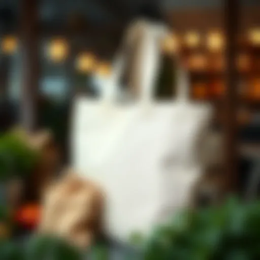 Eco-friendly canvas bags showcasing their durability