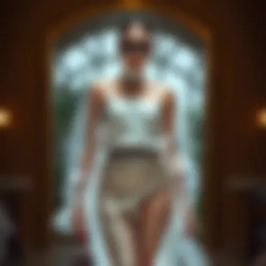 Sophistication in Transparency: A Fashion Statement A fashion-forward ensemble that balances transparency with sophistication