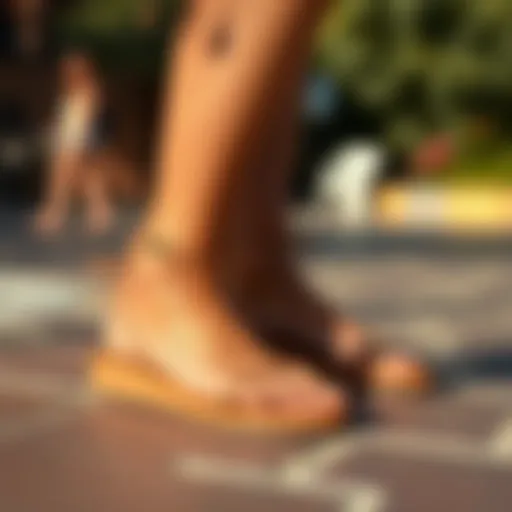 A chic pair of sandals perfect for summer outings