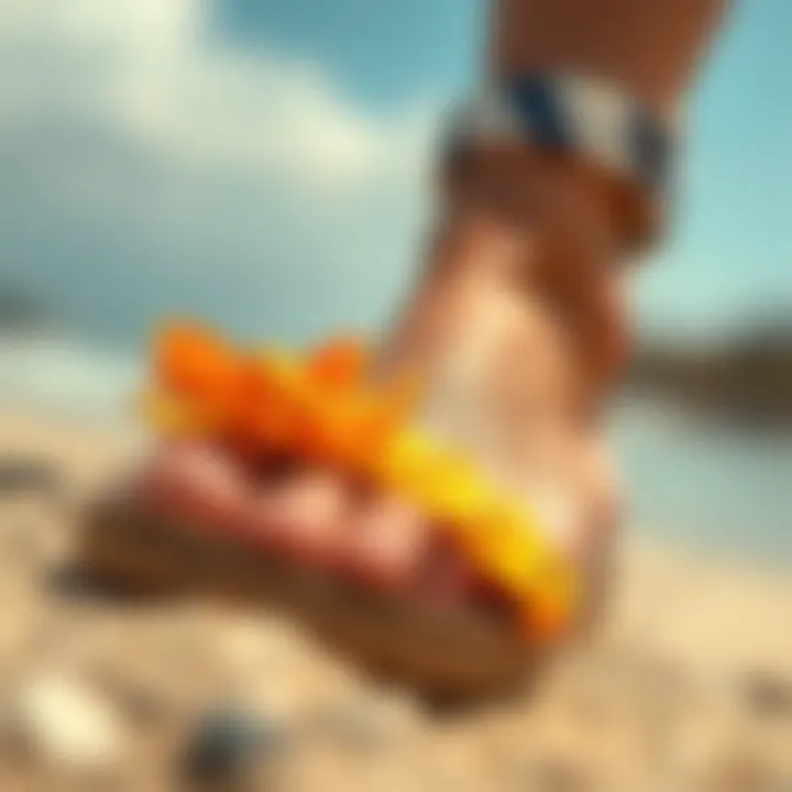 A variety of eco-friendly summer footwear options