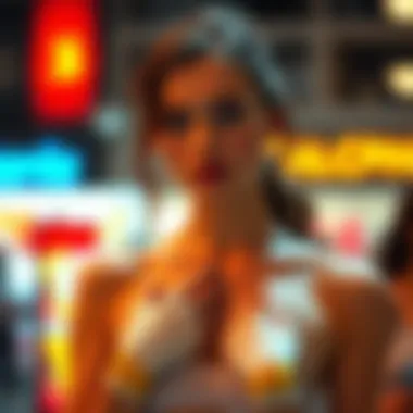 Fashion Model with Secured Clothing Fashion model showcasing clothing secured with body tape