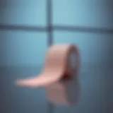 Innovative sweat-proof body tape displayed on a sleek surface