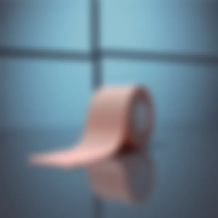 Innovative Sweat-Proof Body Tape Innovative sweat-proof body tape displayed on a sleek surface