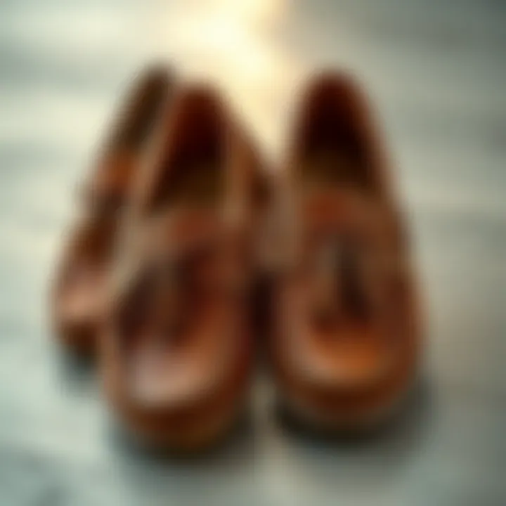 Sustainable Collection of Tassel Boat Shoes A collection of sustainably made tassel boat shoes