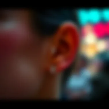 Care for Tragus Earrings Care practices for maintaining the quality and appearance of tragus stud earrings.