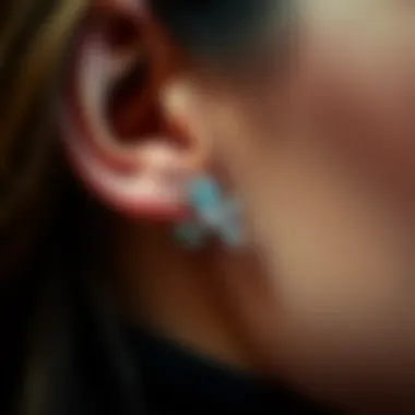 Trendy Designs for Personal Expression Trendy stud earring designs that reflect personal expression and contemporary fashion.