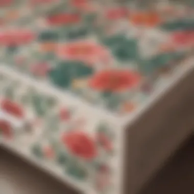 Eco-friendly materials used in floral drawer liners