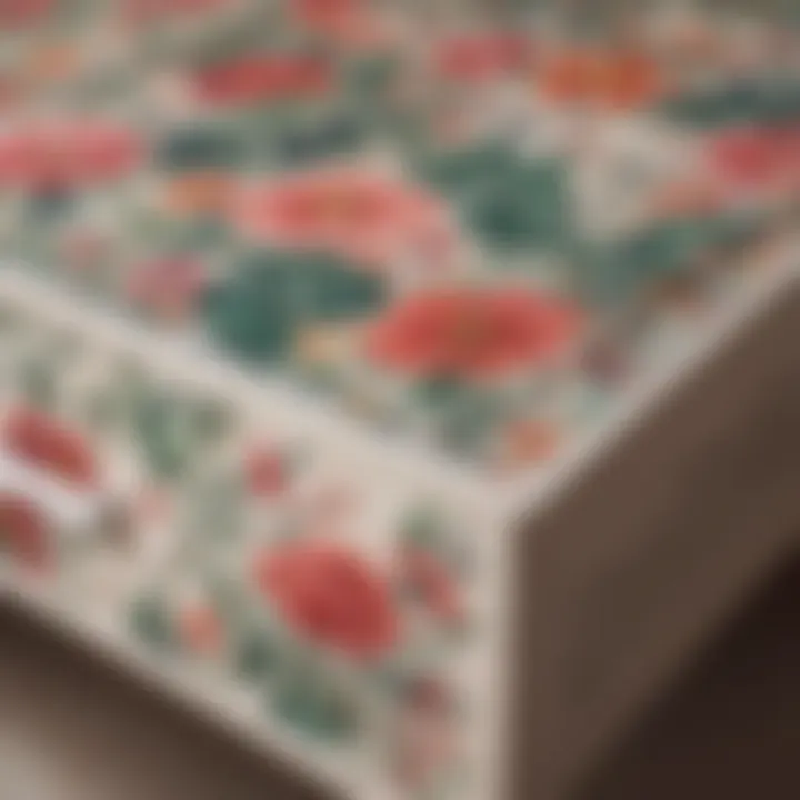 Eco-friendly materials used in floral drawer liners