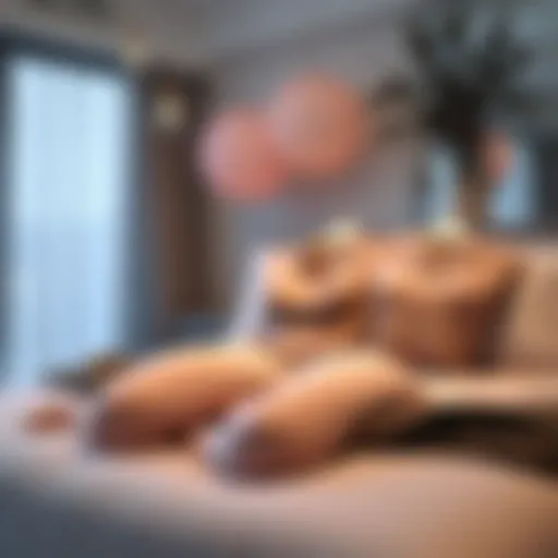 Stylish Tight Fitting Pajamas on Display Stylish tight fitting pajamas displayed on a modern bed