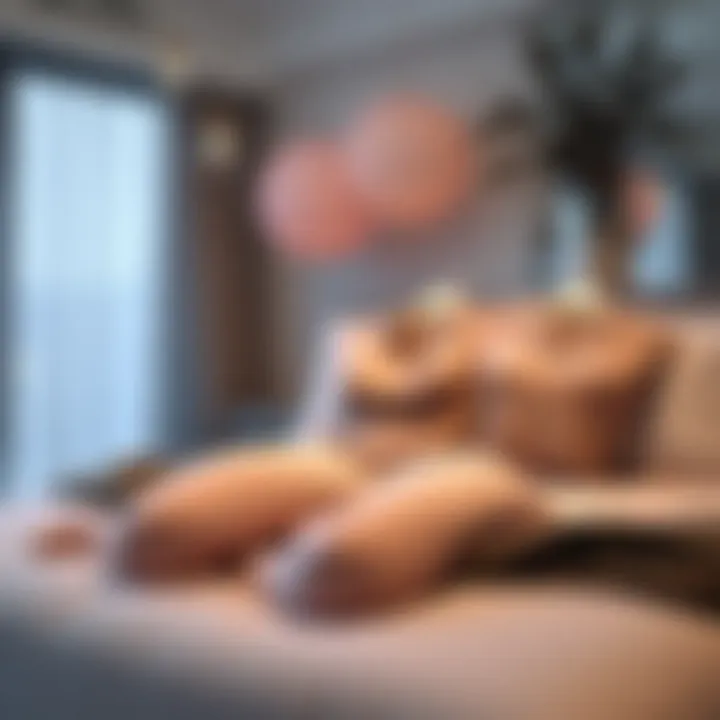 Stylish Tight Fitting Pajamas on Display Stylish tight fitting pajamas displayed on a modern bed