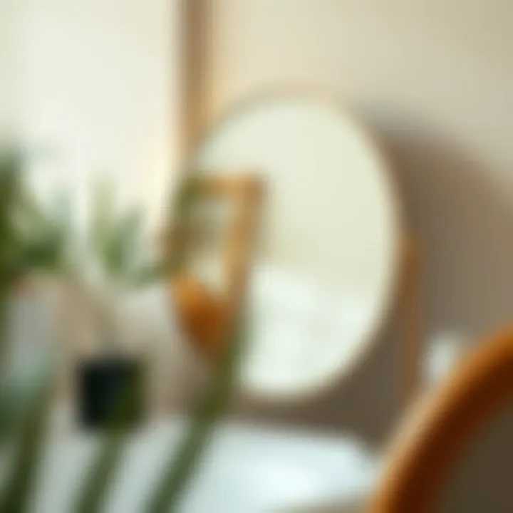 Sustainable Vanity Mirror Eco-friendly vanity mirror showcasing sustainability