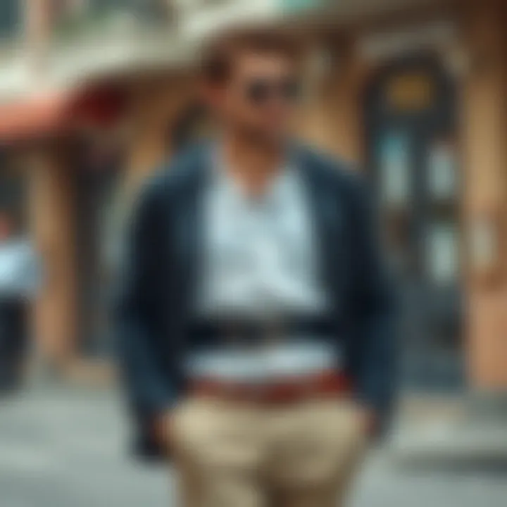 Versatility of the Cincher in Casual Fashion A casual outfit complemented by a cincher, highlighting versatility.