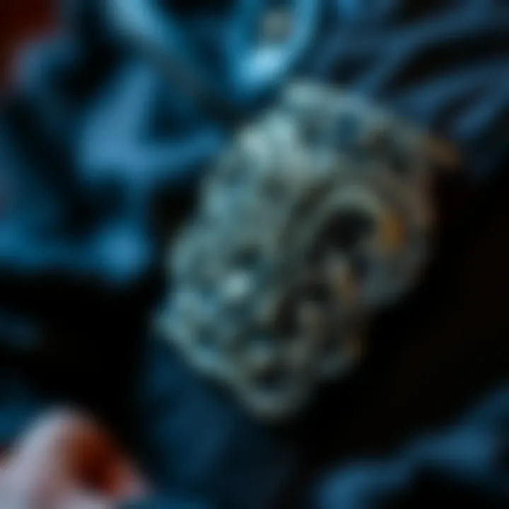 Artistry in Design: The Cincher's Craftsmanship Close-up of a cincher showcasing intricate design and craftsmanship.