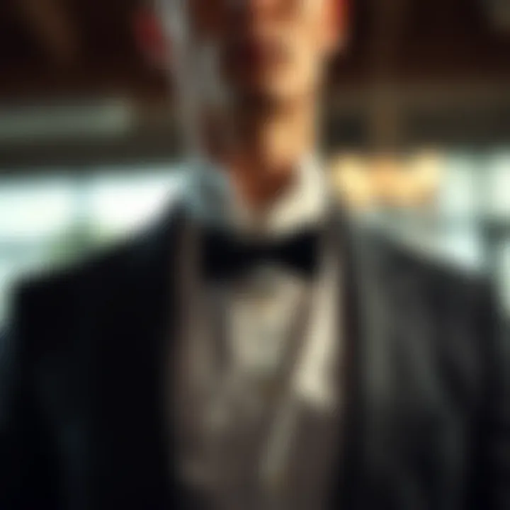 Elevating Formalwear with a Cincher A well-dressed individual wearing a cincher with formal attire.