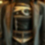 The Cincher: A Fashion Statement A stylish cincher displayed as a centerpiece in a modern wardrobe.