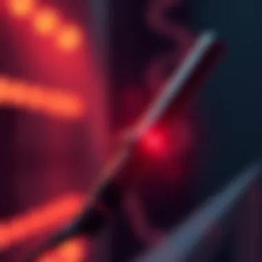 Illustration highlighting the heat distribution technology in silicone curling irons