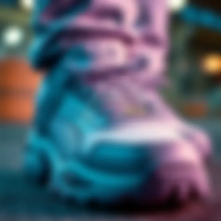 Unique Design Features of Chunky Puma Footwear A close-up view of chunky Puma sneakers highlighting unique design features.