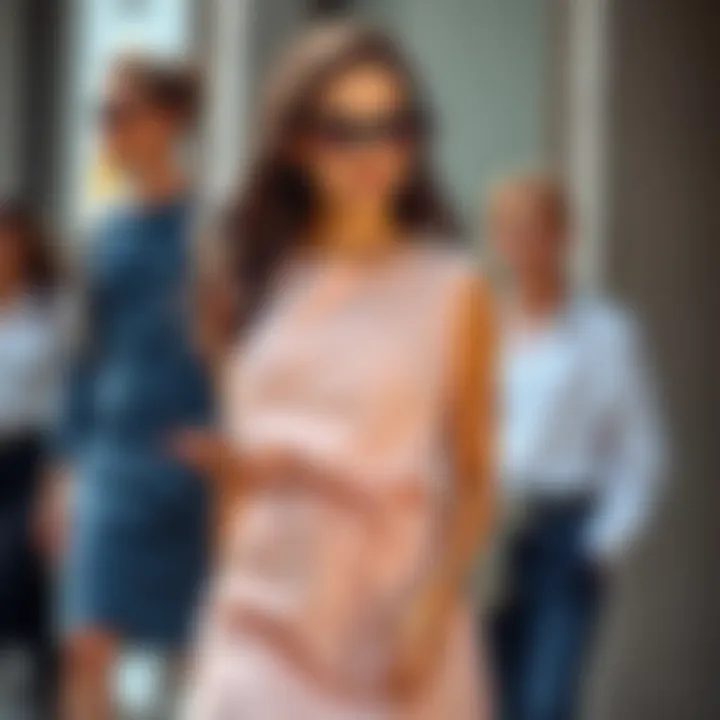 Stylish Integration of Waist Aprons Stylish integration of waist aprons into outfits