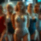 Diverse Styles of Body Binders An artistic representation of body binders showcasing a variety of styles and materials